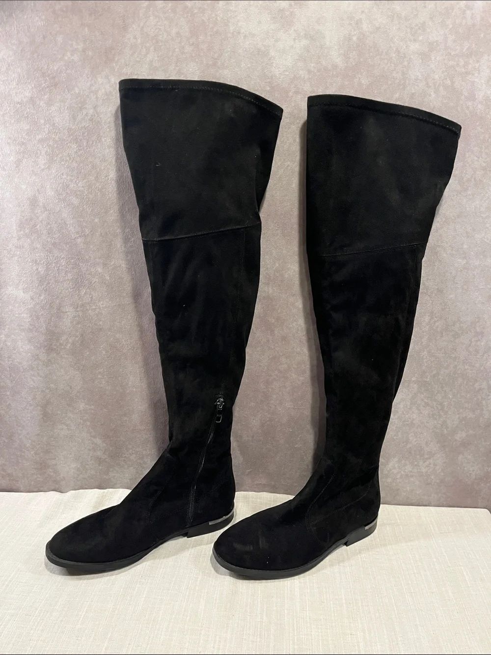Marc Fischer Black Over-the-Knee Suede Boots size 7.5